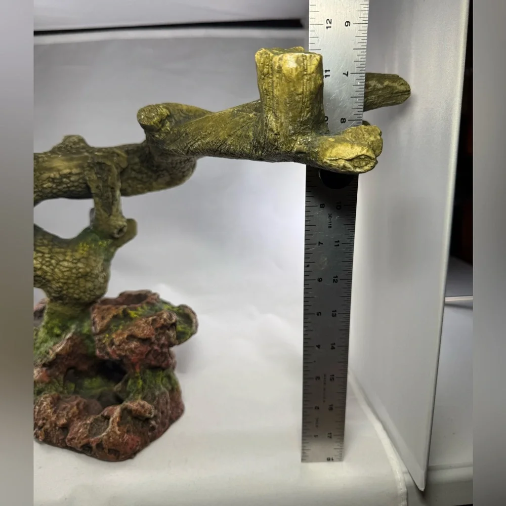 Large Resin Reptile Climbing Branch Hide Decor